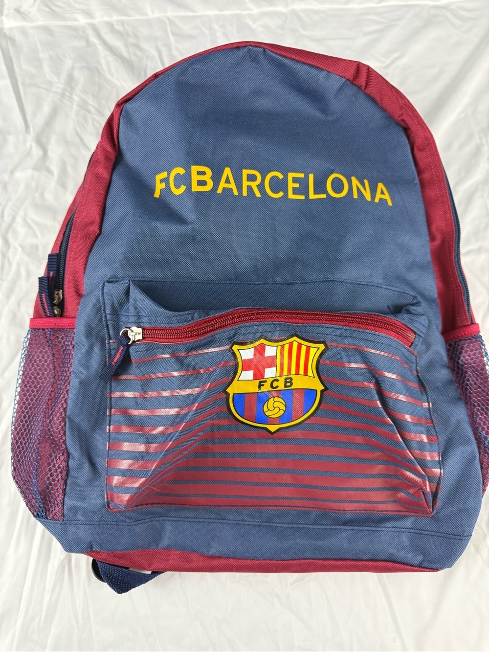 FC Barcelona Soccer Backpack - Blue & Red Team Colors Fan Backpack